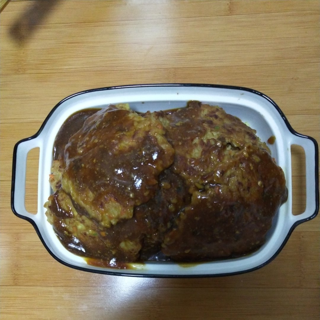 豆腐莲藕香菇肉饼