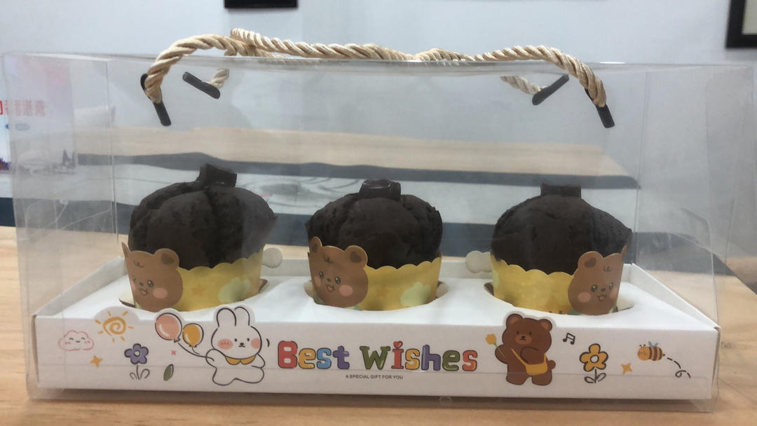 在家做巧克力蘑菇头麦芬蛋糕🍫