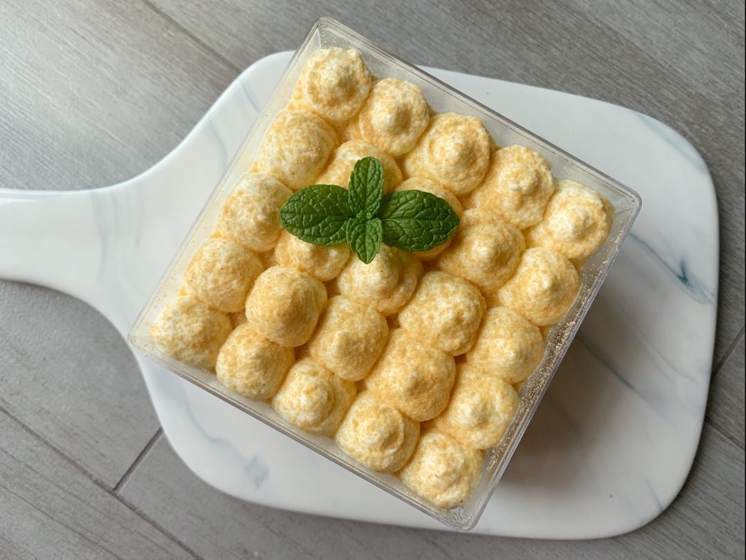 网红日式豆乳盒子蛋糕