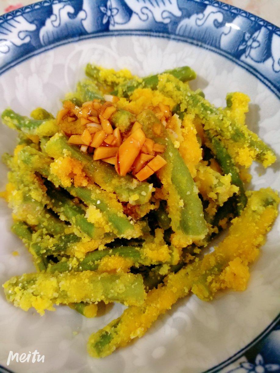 蒸豆角