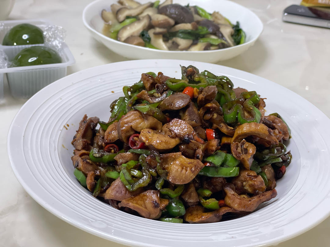 辣炒鸡胗