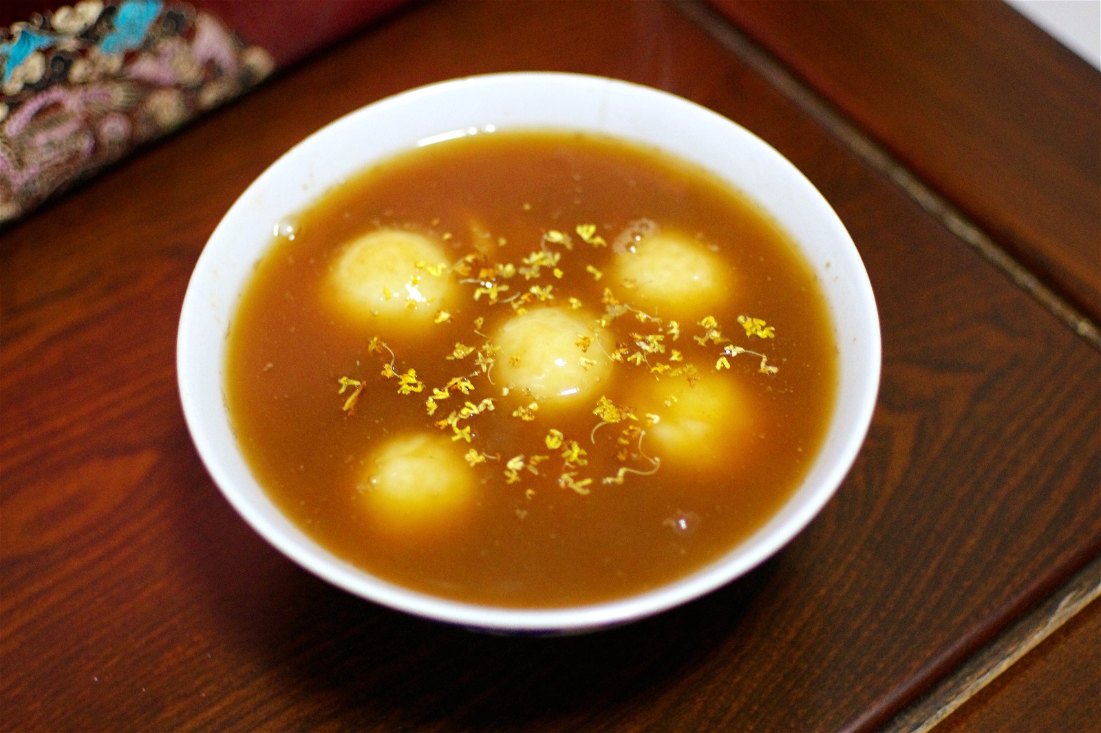 八北做的红糖姜汁汤圆