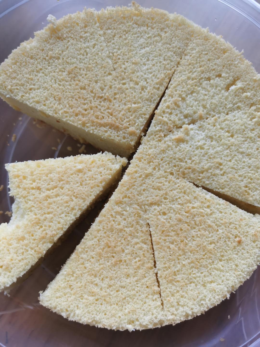 八寸戚风蛋糕 无油低糖版