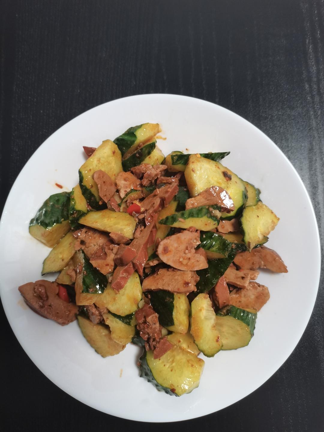 快手凉菜:黄瓜拌猪头肉