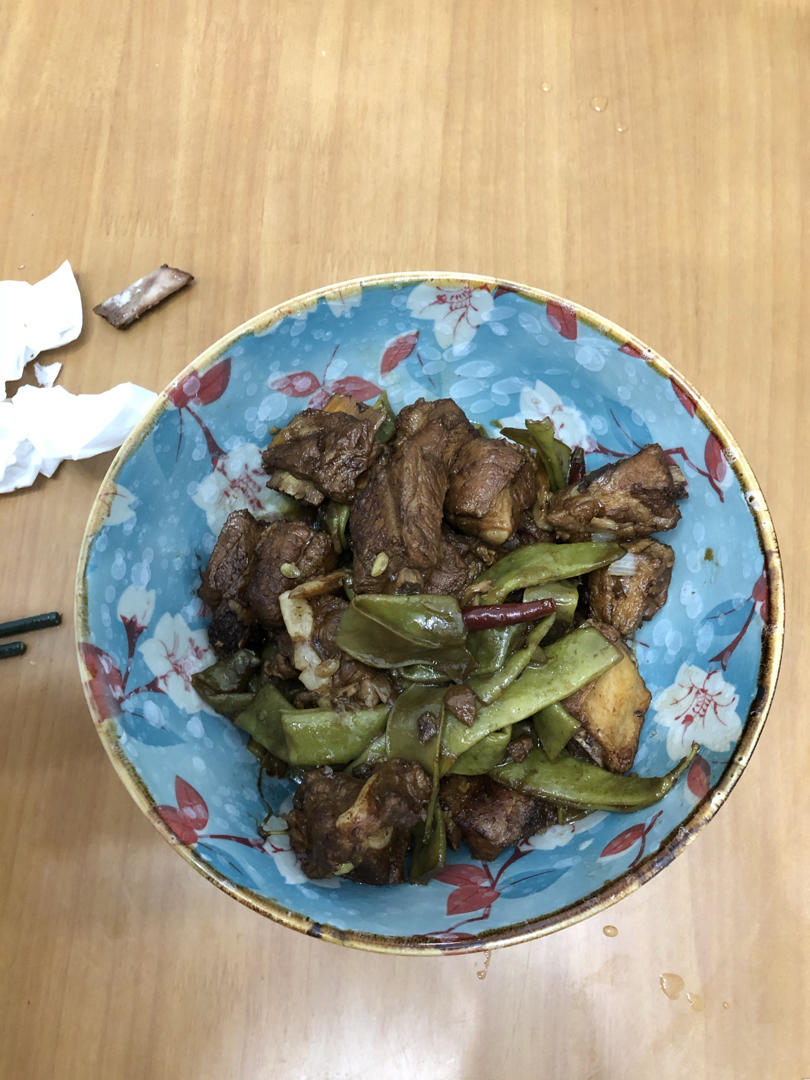 排骨炖豆角