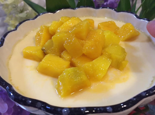 芒果奶香布丁