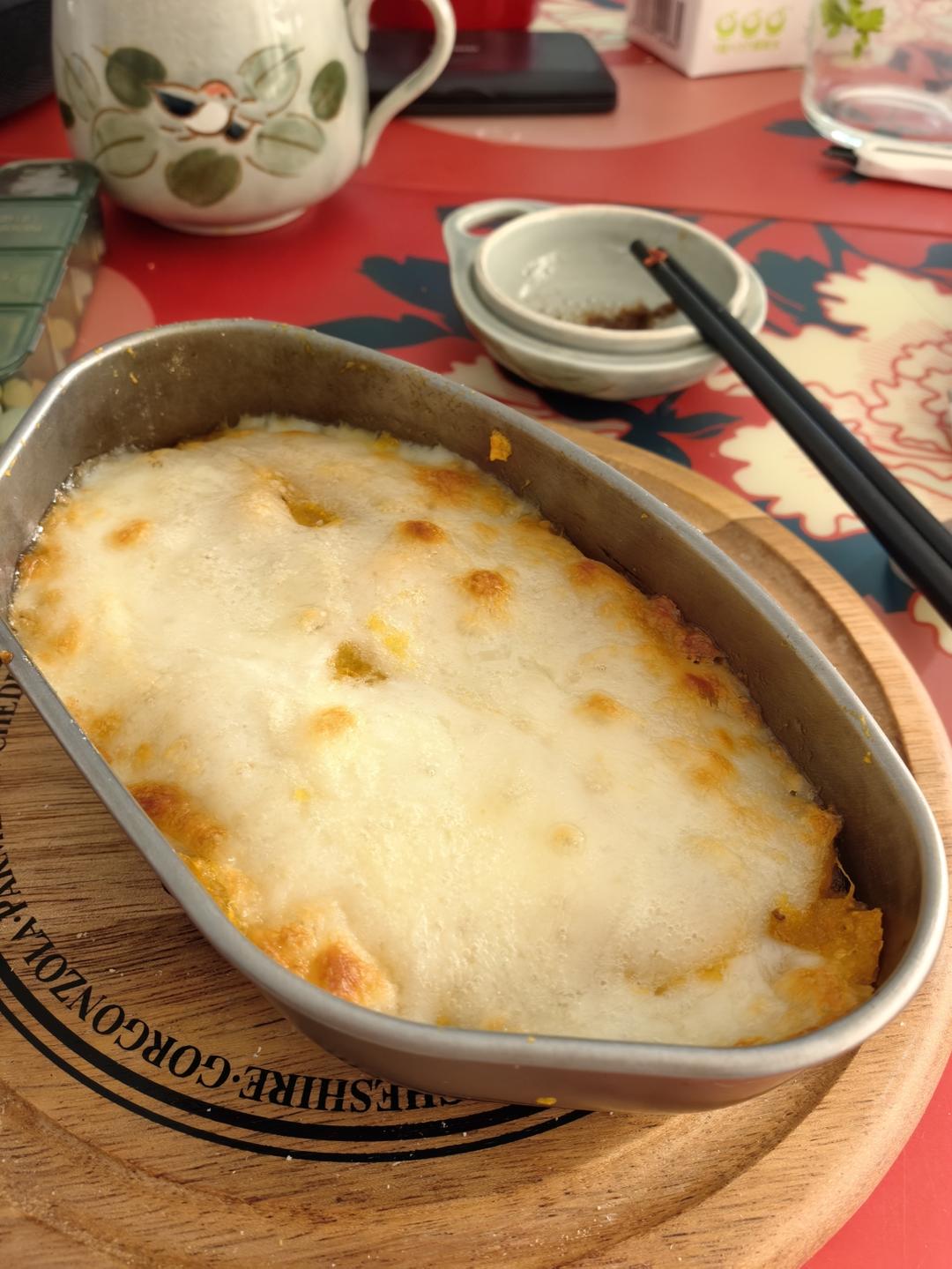 椰香芝士红薯船