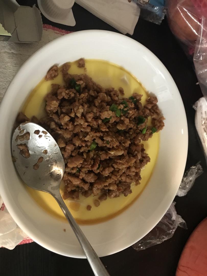 肉末豆腐蒸蛋