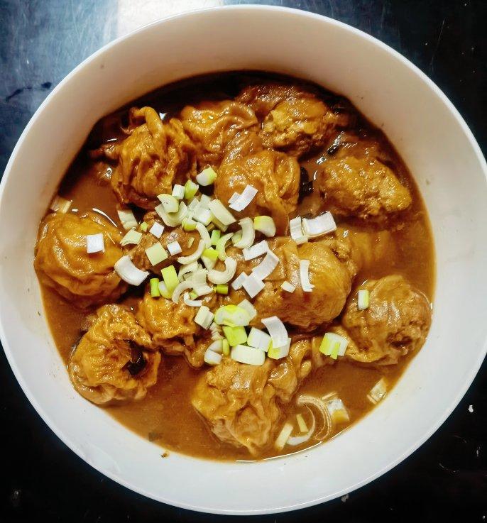 【上海本帮菜】油面筋塞肉（汤汁超下饭）