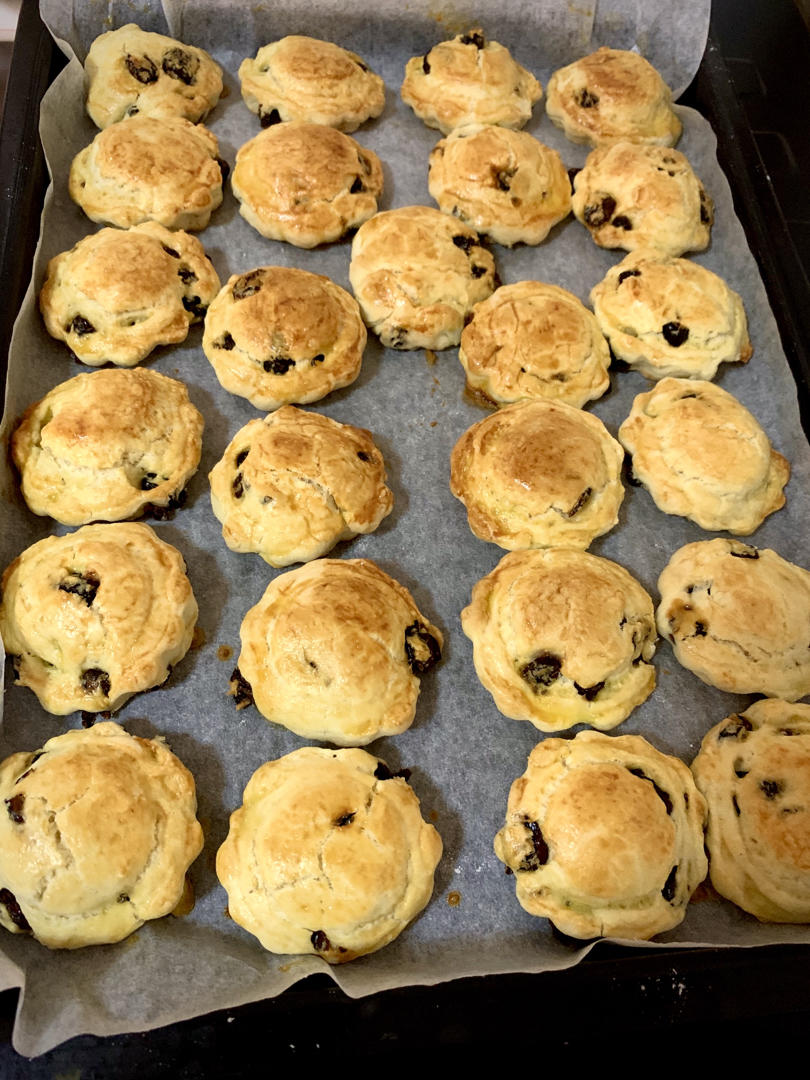 快手淡奶油蔓越莓司康（零失败）