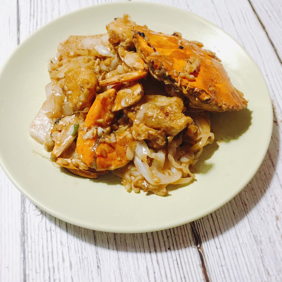 堂妈教你做螃蟹炒年糕