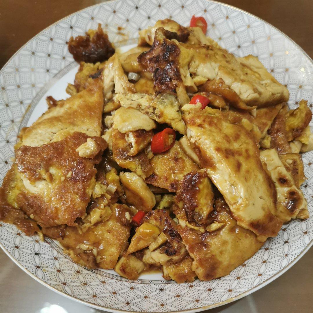 超级好吃的家常香煎鸡蛋豆腐