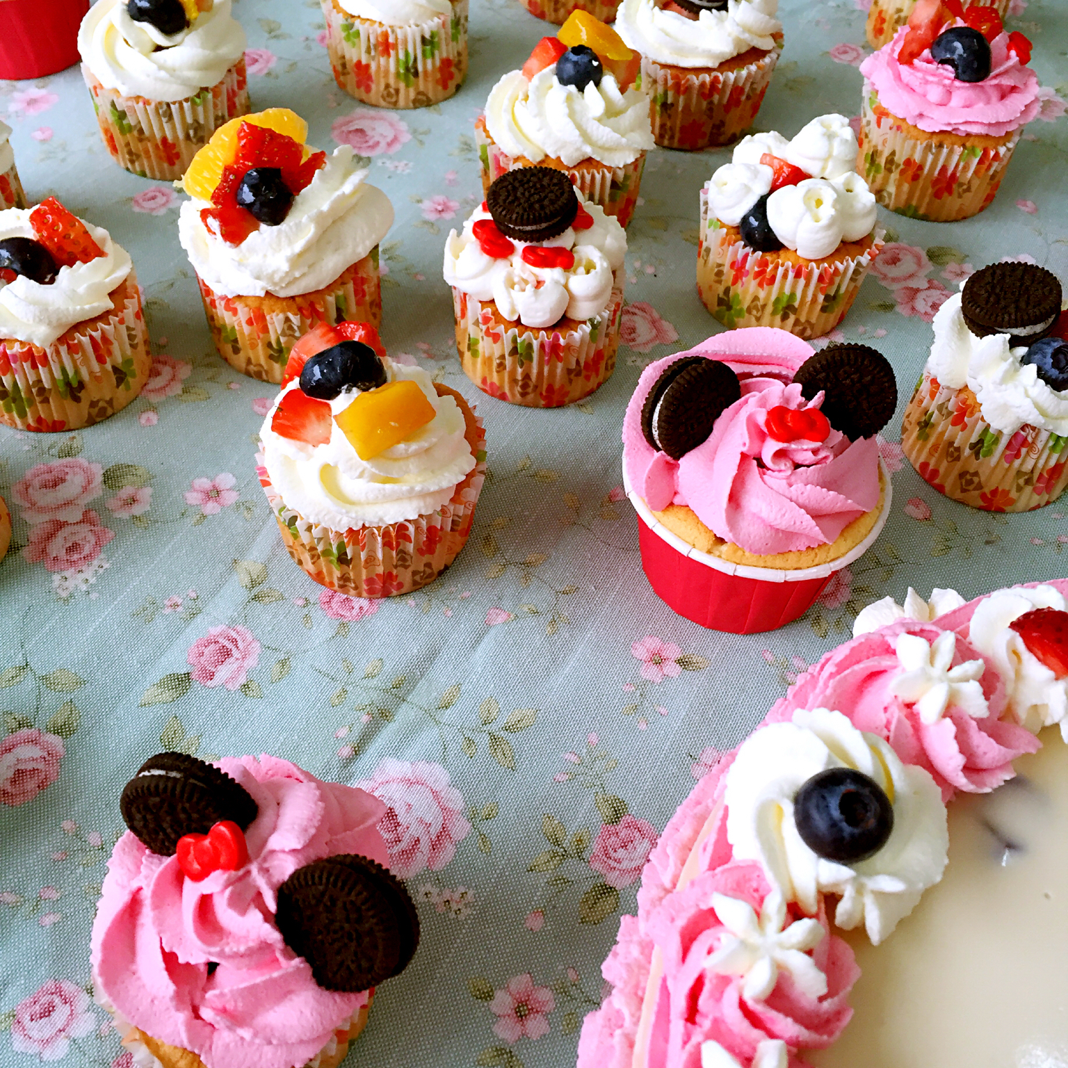 软绵绵戚风纸杯蛋糕