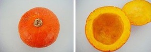 多彩南瓜饭盅的做法 步骤1