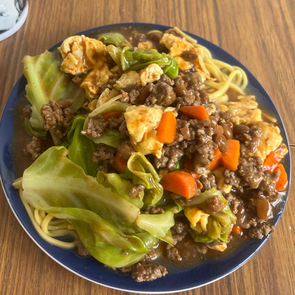 分分钟灭光的鸡蛋酱拌面