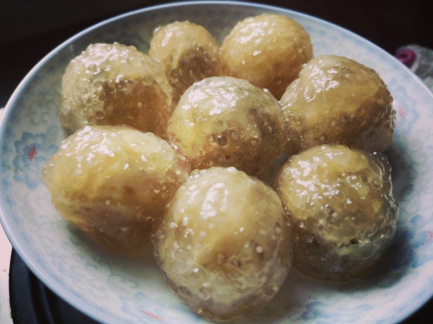 手机用户1342_z5c3做的紫薯西米丸子