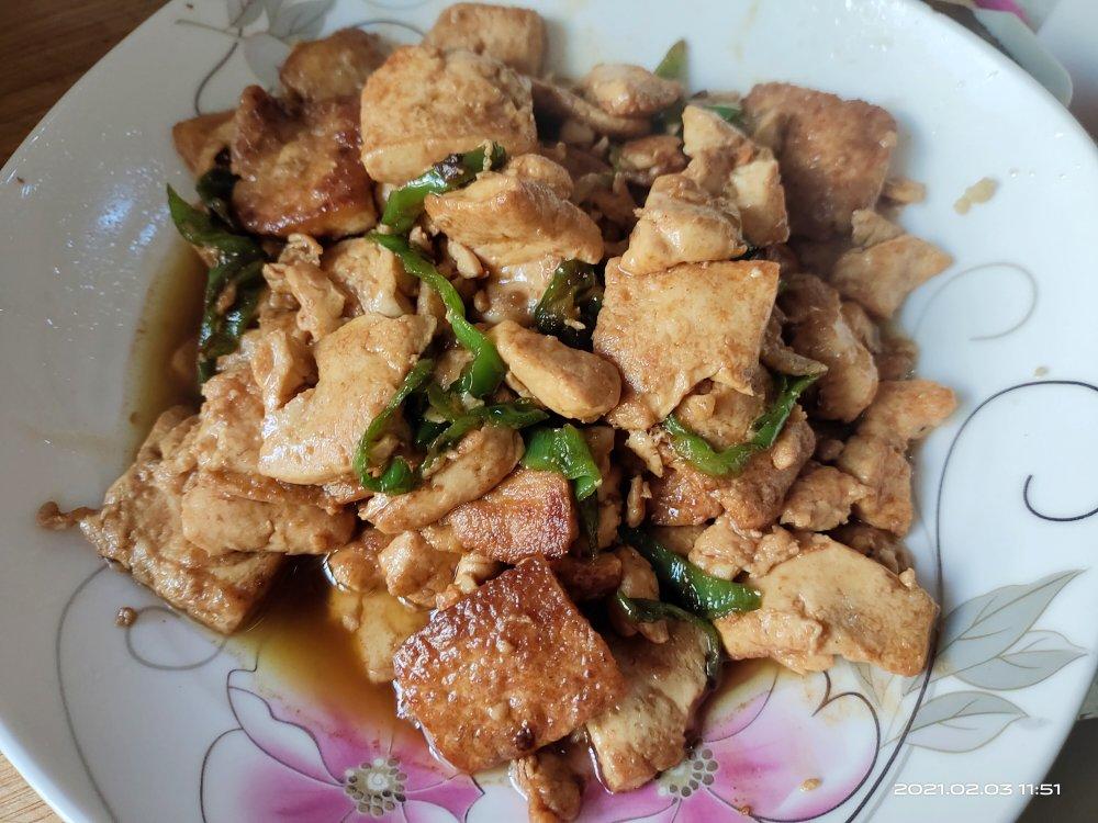 蒜香煎豆腐 炒鸡无敌美味