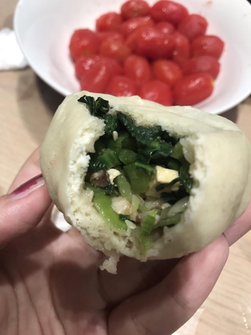 脆嫩、多汁、鲜绿~青菜菌菇包的秘密详解