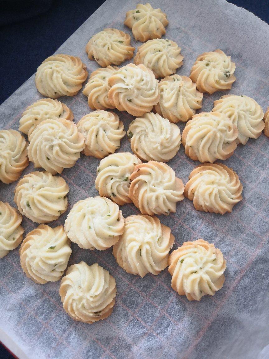 香酥又好挤的香葱曲奇