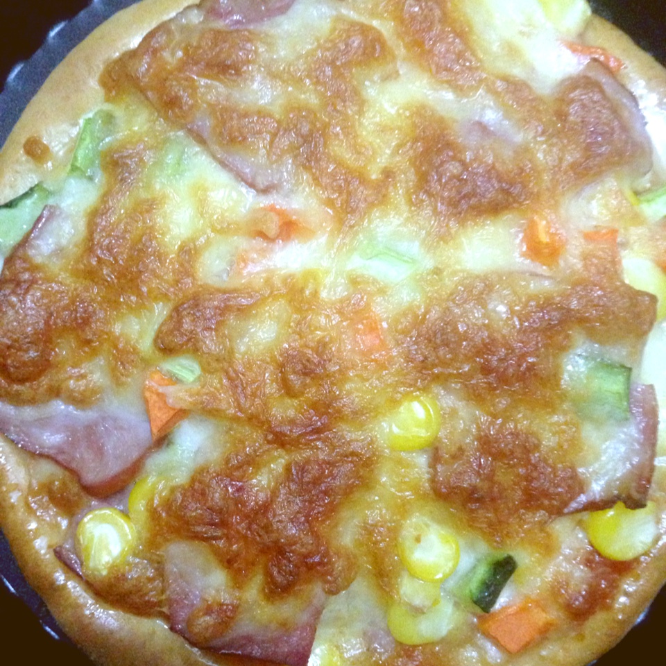 芝士培根火腿披萨Pizza