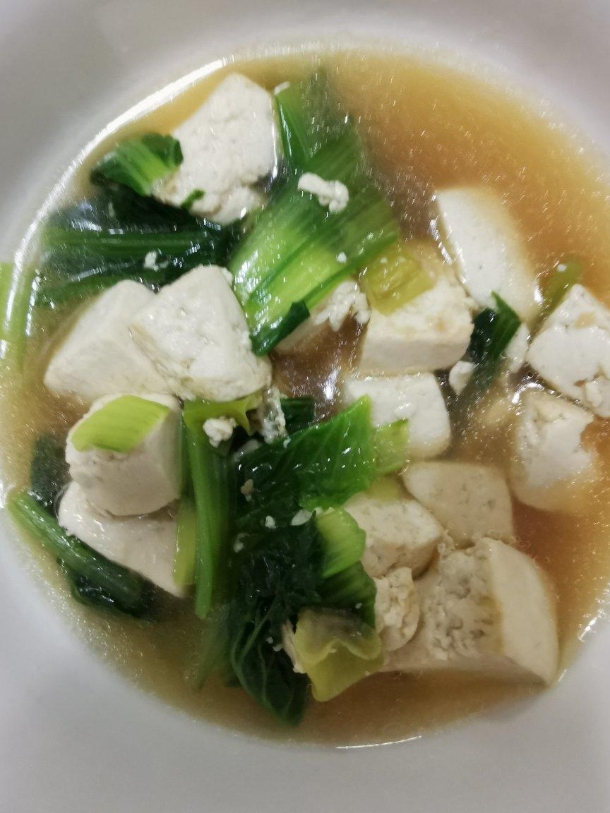 小白菜炖豆腐