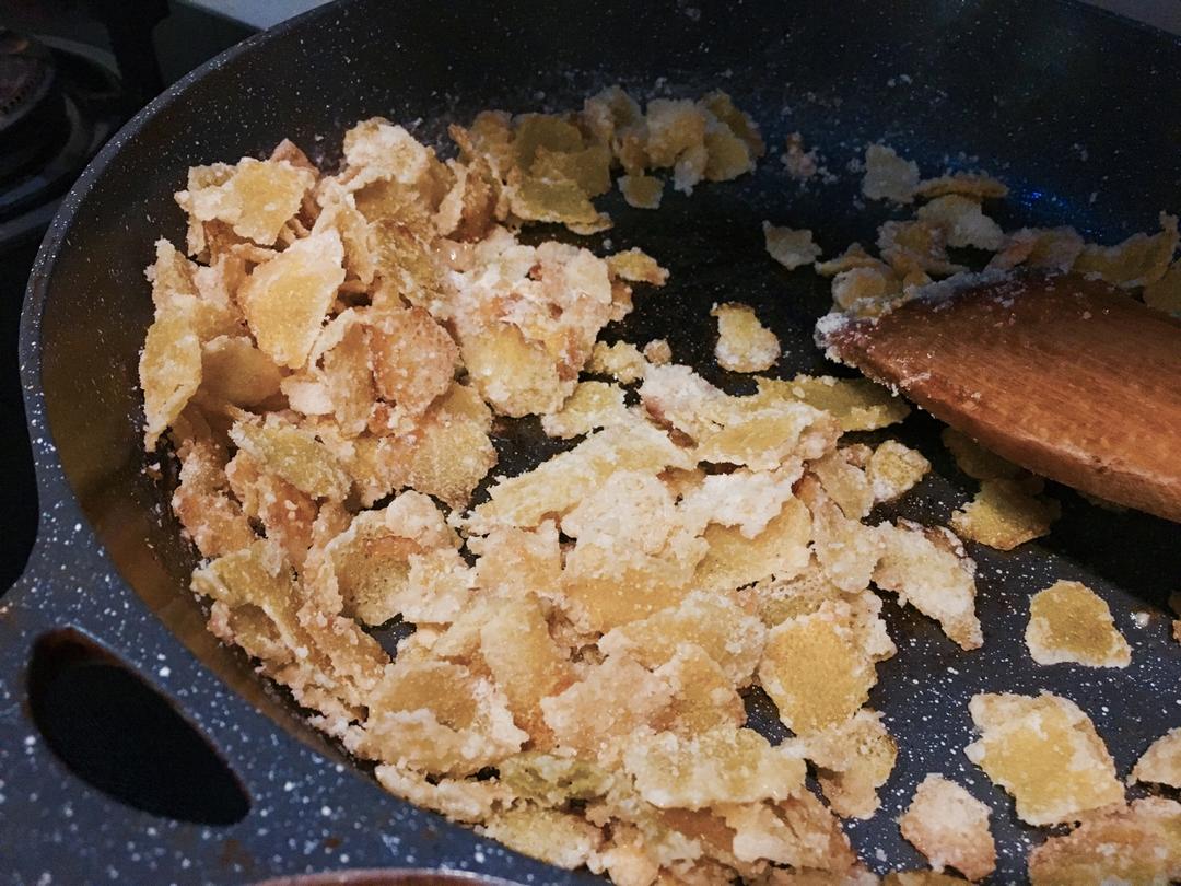 不用粘糖，直接返沙的糖渍柚子皮