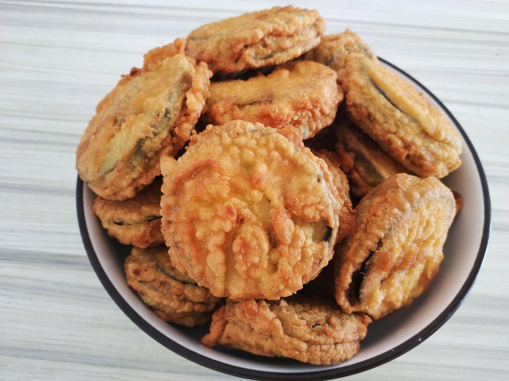 酥炸茄盒￨外酥里嫩