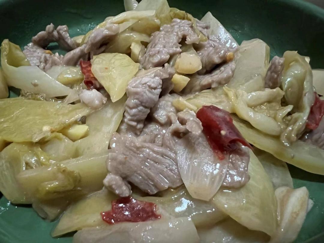 潮汕咸菜炒牛肉