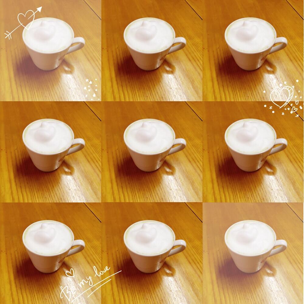 拉花抹茶拿铁