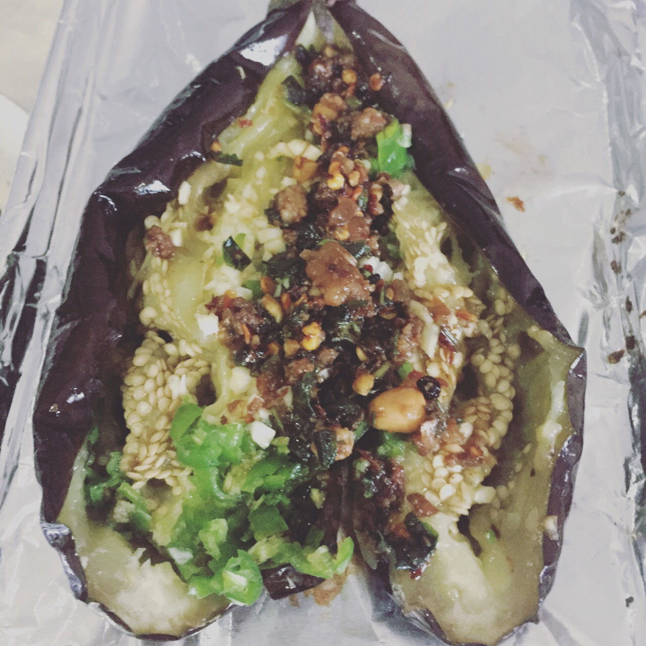 CC招牌菜销魂烤茄子，百吃不厌！