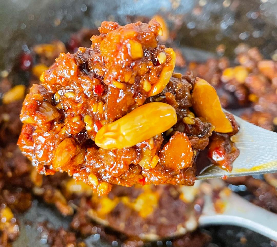 香菇牛肉酱（干辣椒粉版）