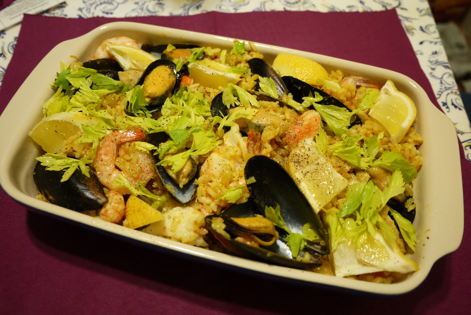 【曼食慢语】Seafood Paella 西班牙海鲜饭