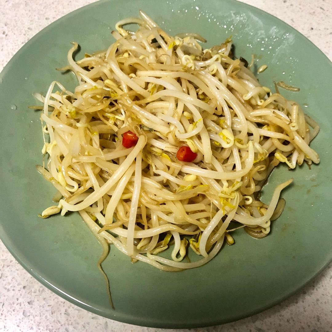 素炒豆芽（吃了忘不了）
