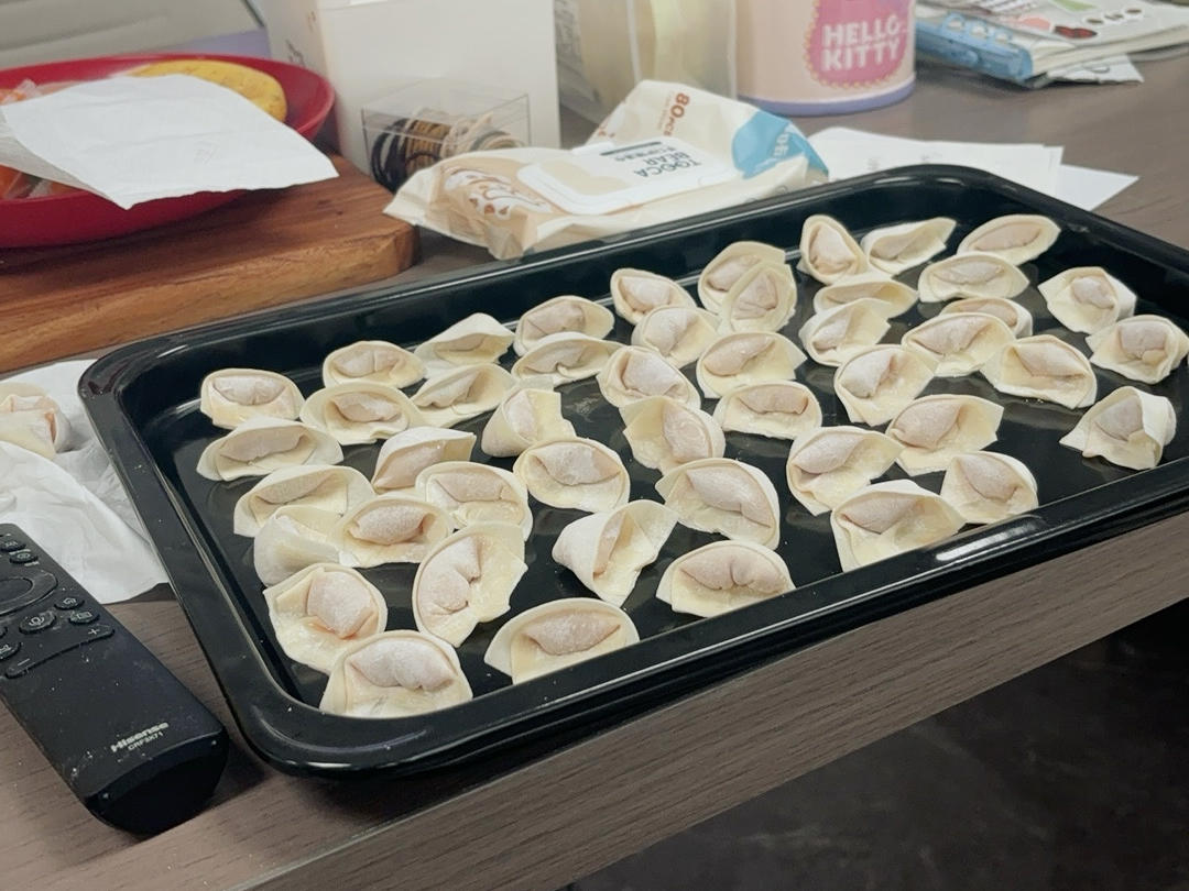 肉不柴的馄饨馅