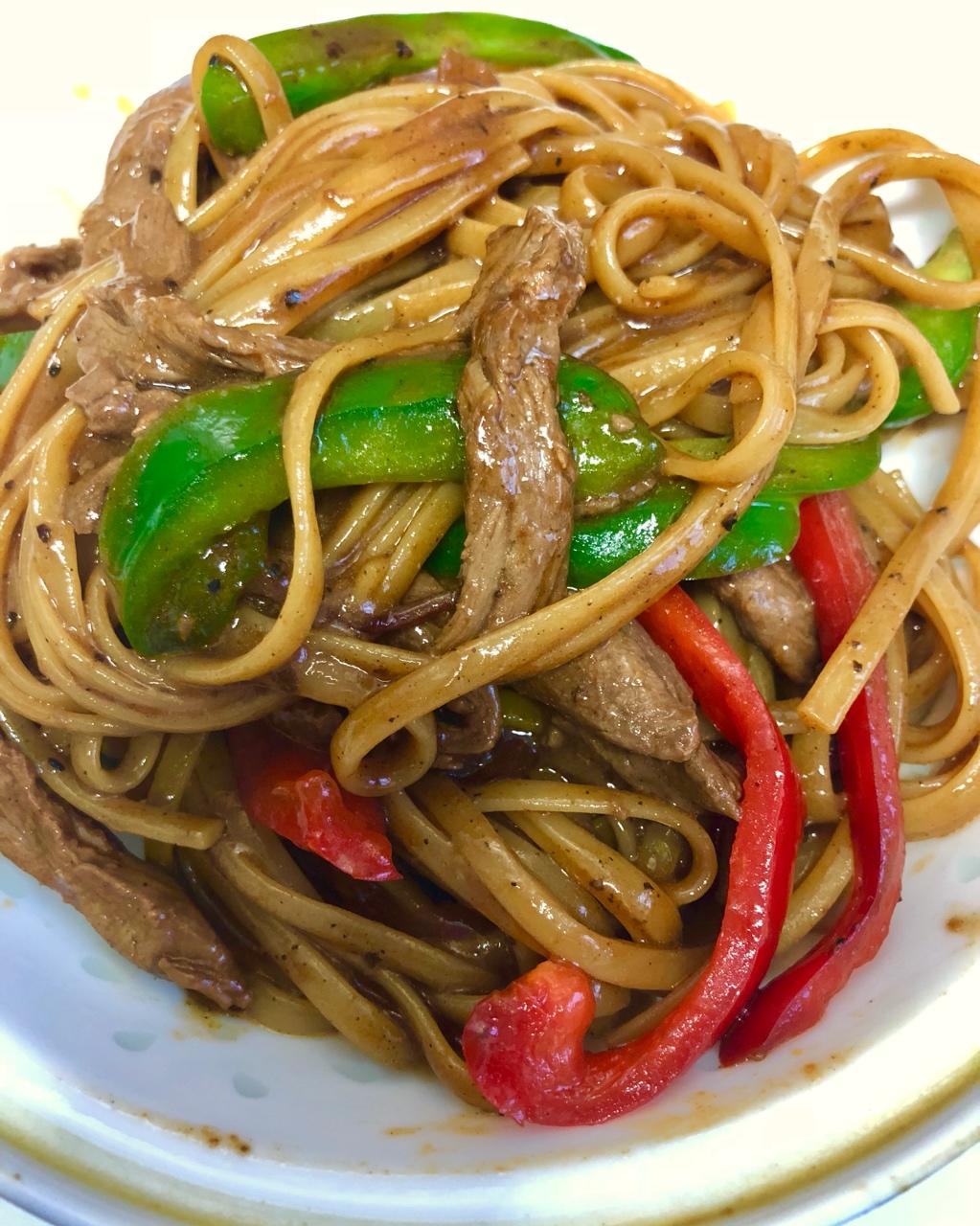 黑椒牛柳意面
