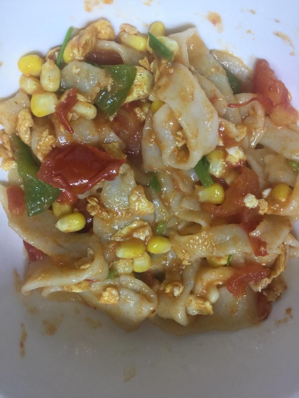 番茄鸡蛋手擀面