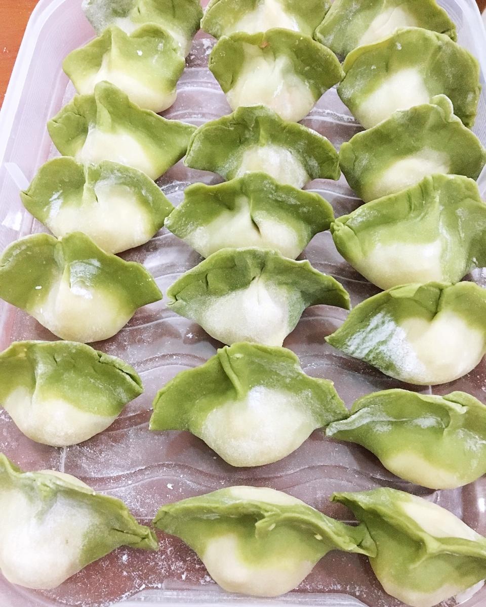 翡翠白菜饺