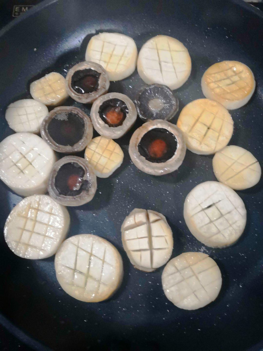 保留最原始鲜味儿的煎口蘑