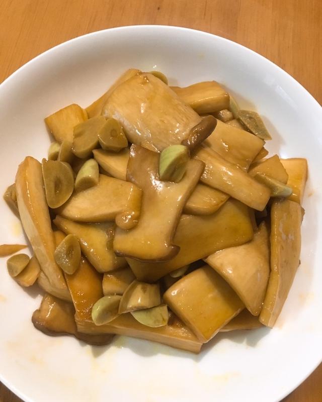 腊八蒜炒杏鲍菇
