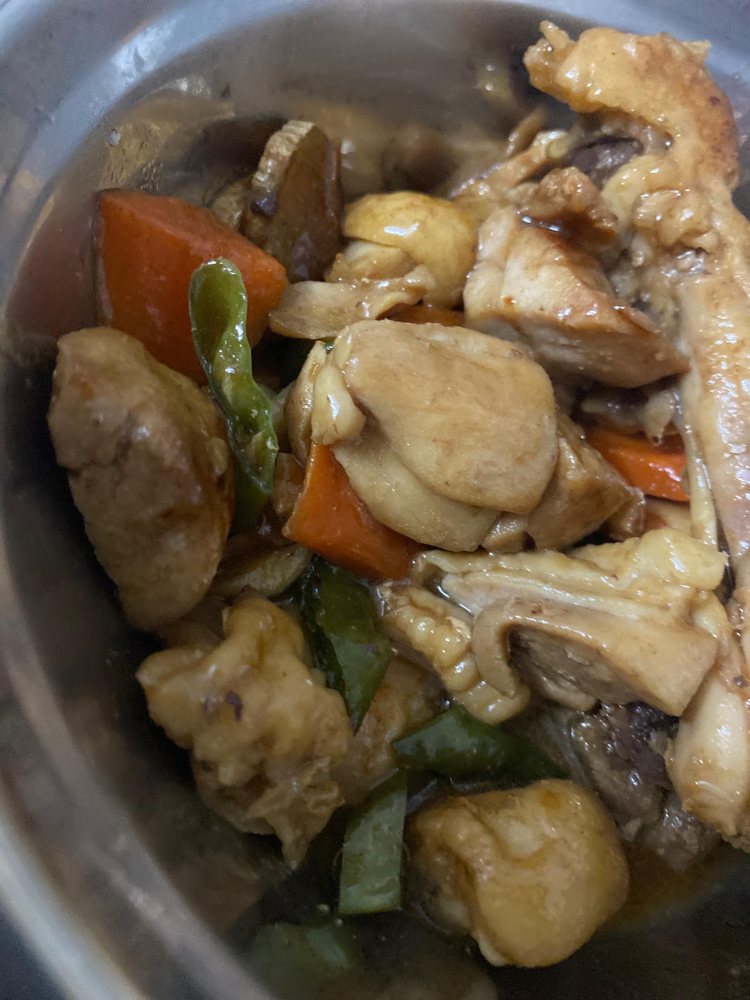 青椒炒鸡腿