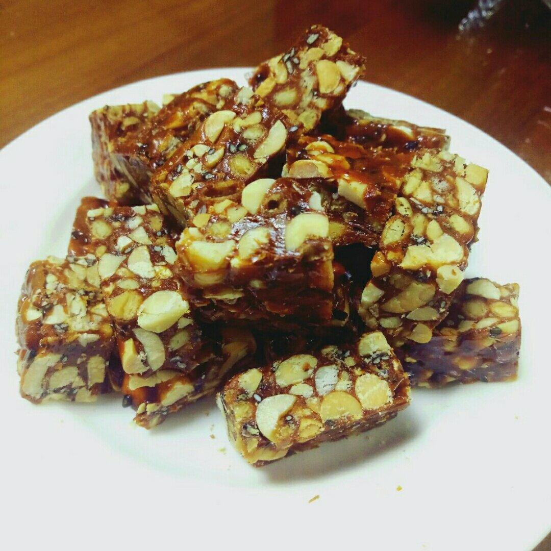 无水无油香脆花生糖