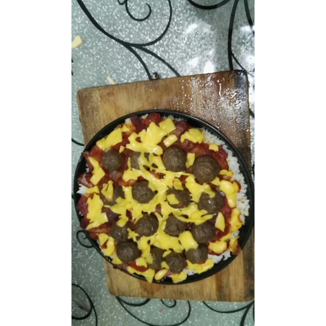 芝士肉丸焗饭
