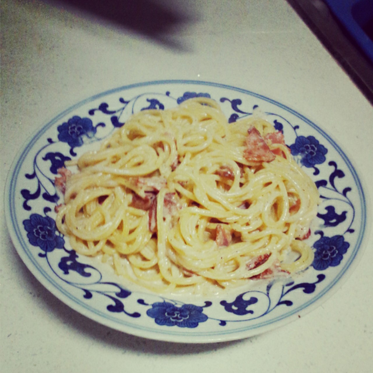奶油培根意大利面（spaghetti）