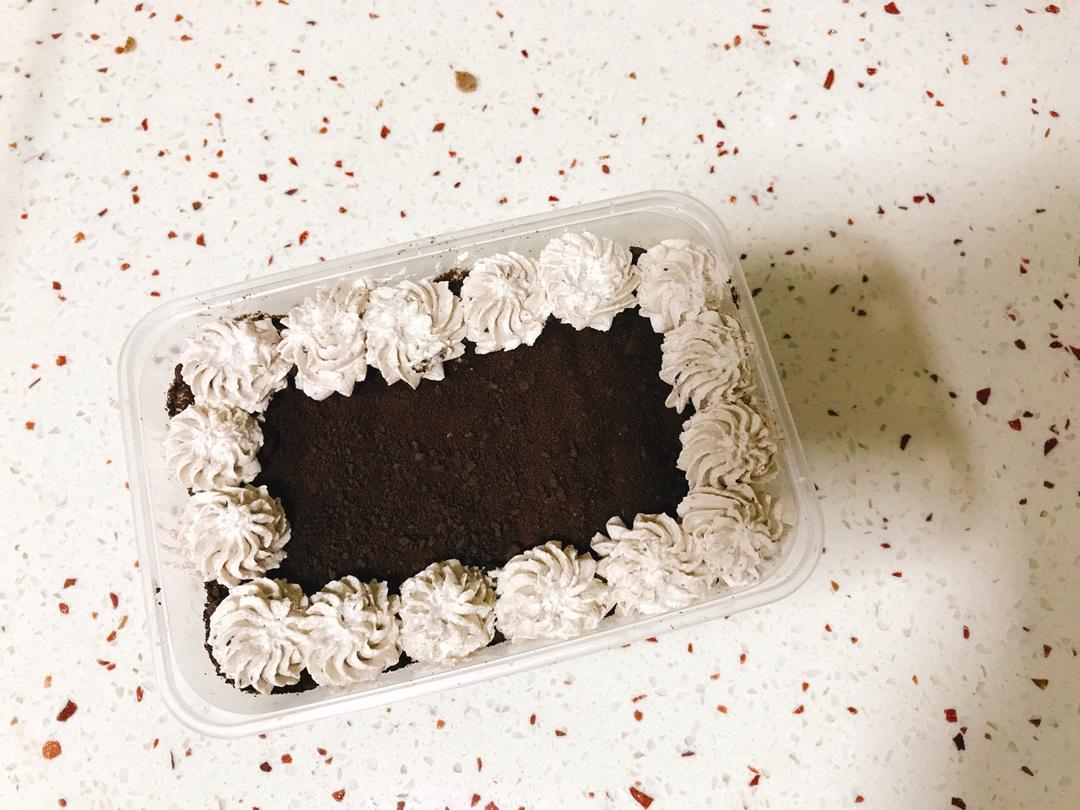 好吃到流泪的奥利奥咸奶油盒子蛋糕