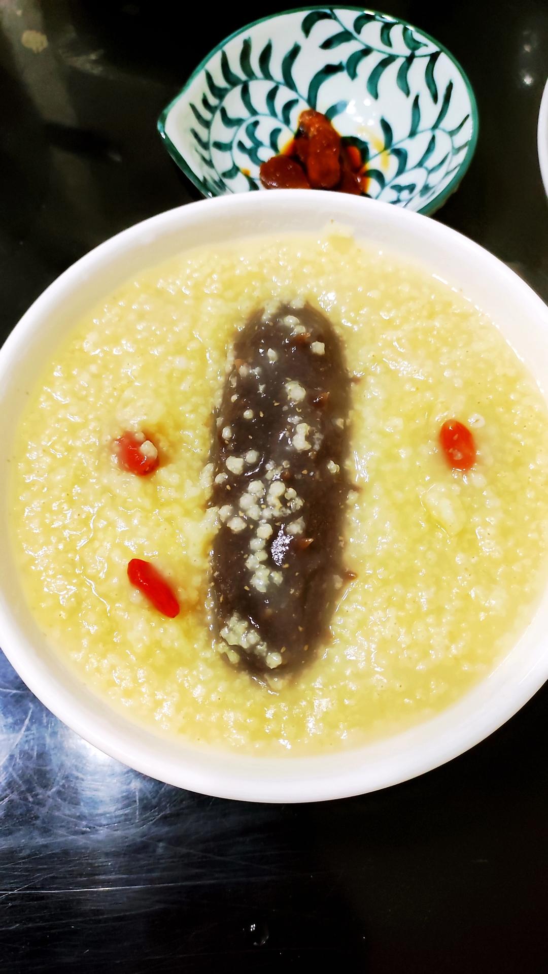 营养师推荐：海参小米粥