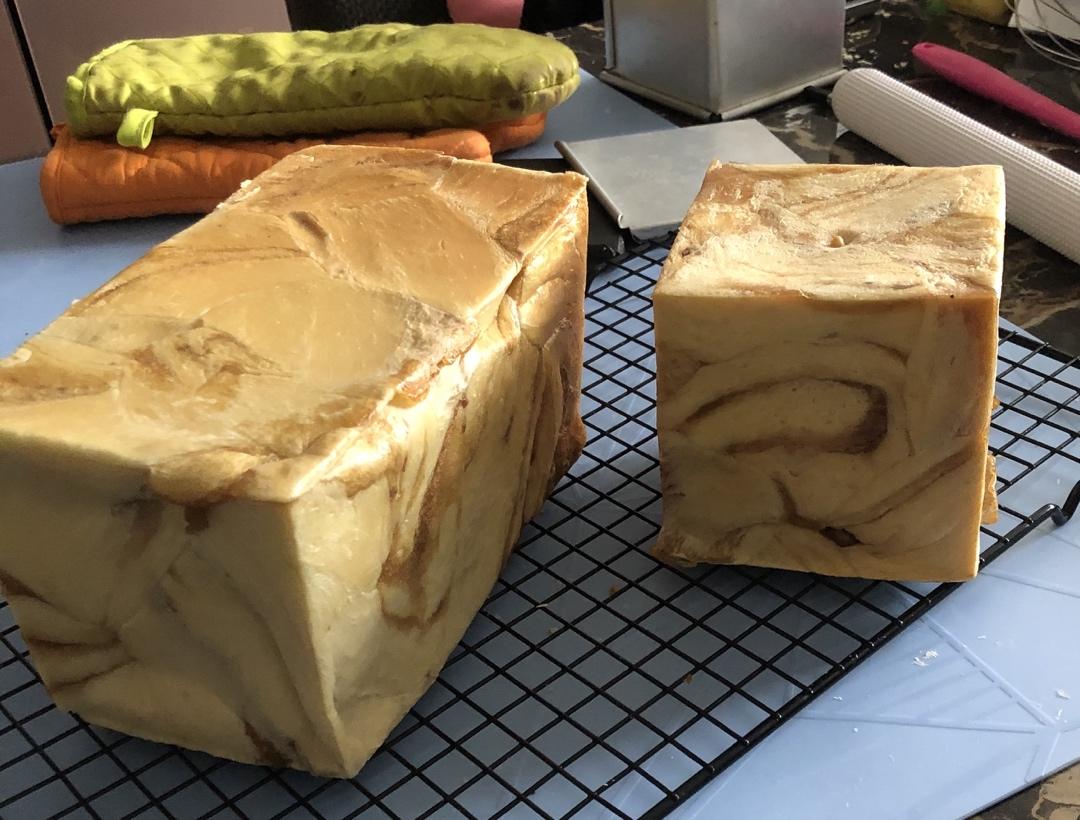 双重拉丝的红糖麻薯吐司