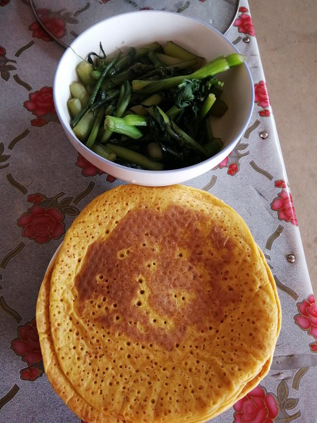 松软香嫩的西红柿鸡蛋饼