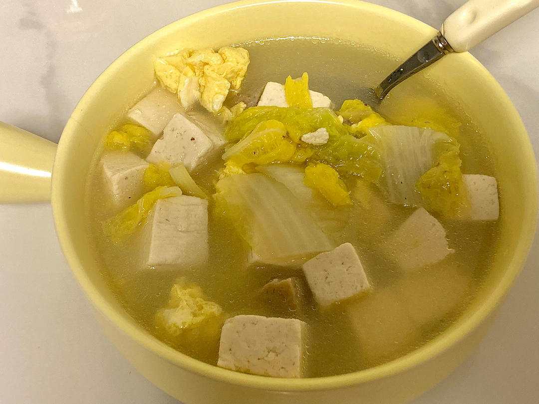白菜豆腐汤