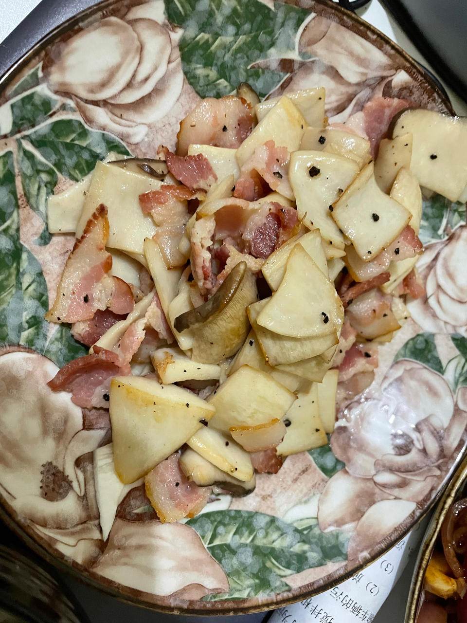 黑胡椒培根杏鲍菇