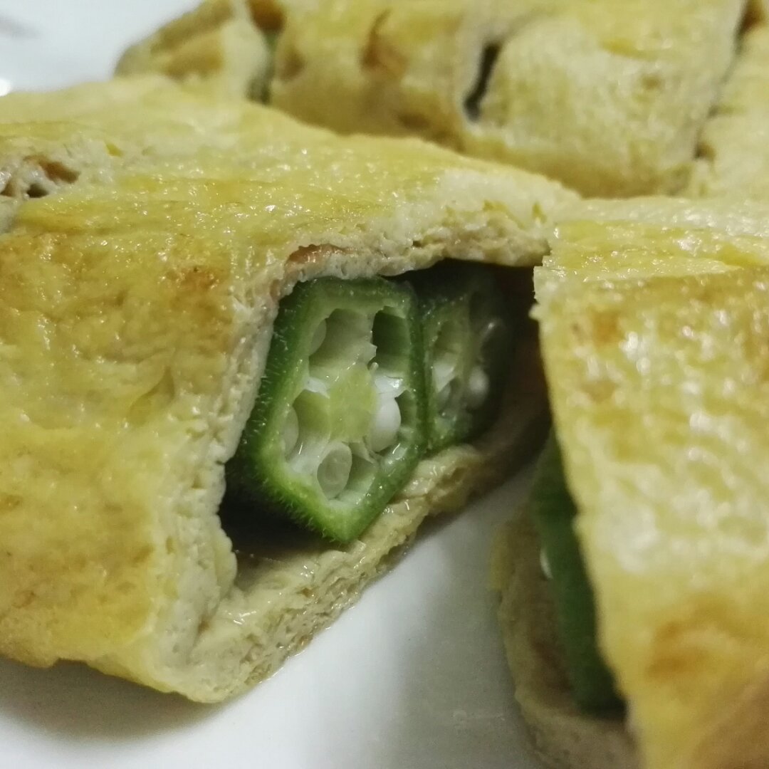 秋葵厚蛋烧